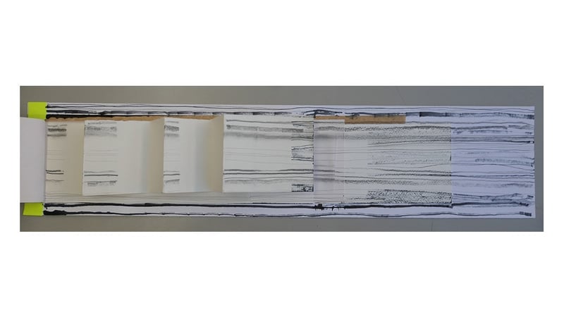 Horizontal lines in a variety of media