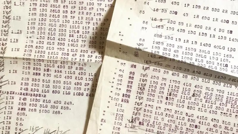 One of Paula's Grandad's rug patterns