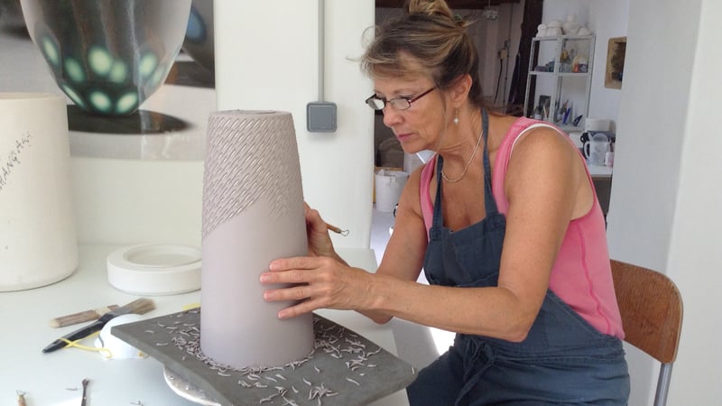 Sasha Wardell, ceramics tutor at West Dean College