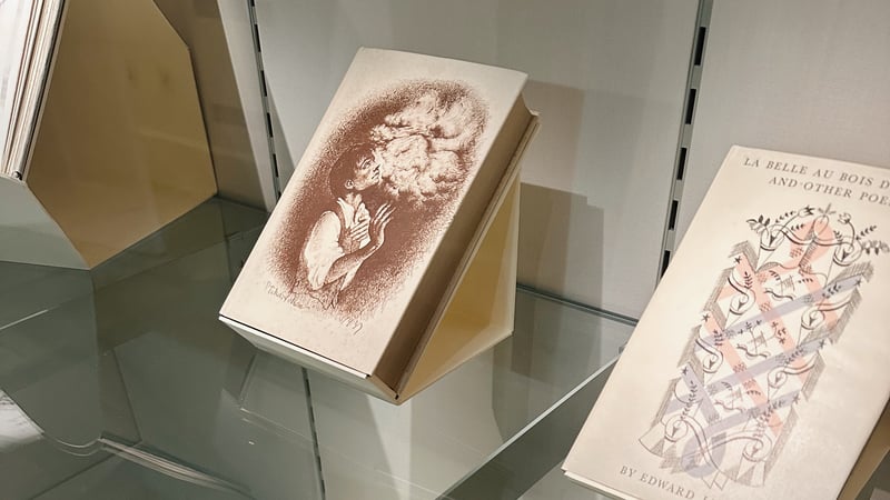 Edward James book display 