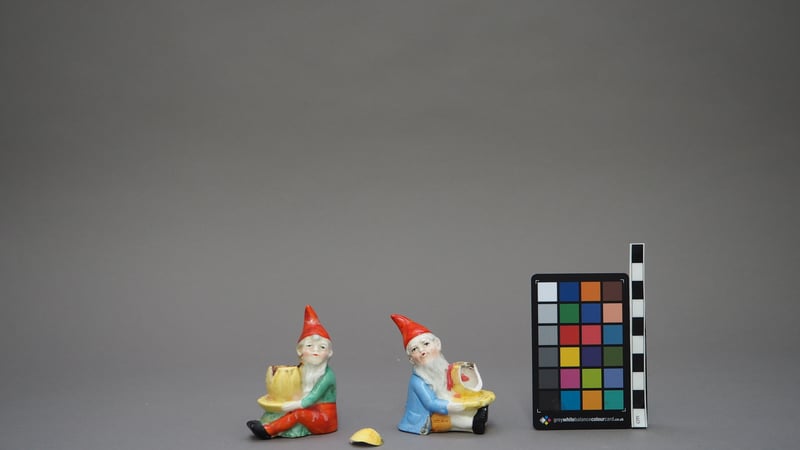 Figure 1, Images of the elf candle holders as received