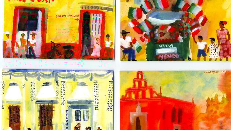 West Dean College Mexican Week Mexico card  by Chris Corr