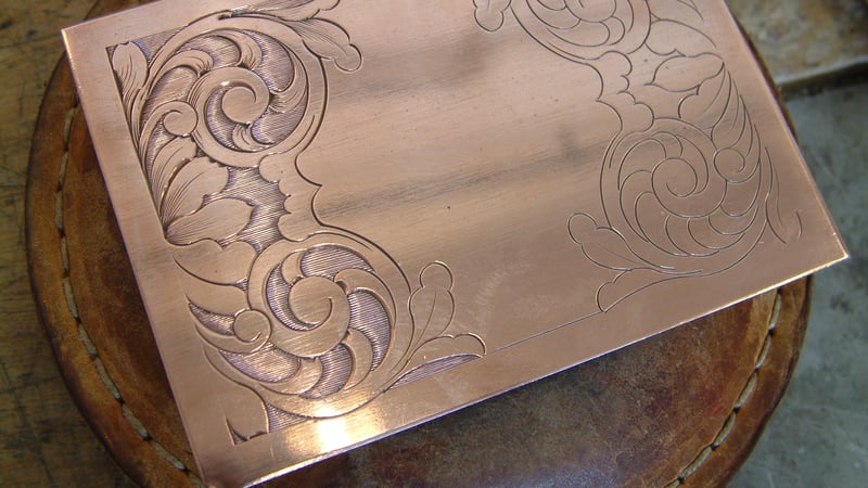 engraving with Wayne Parrott