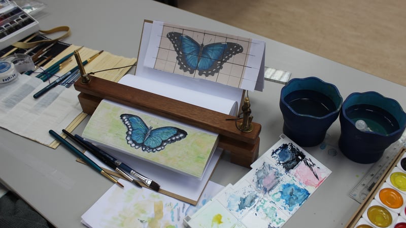 Fore-edge painting with Martin Frost, 12 May