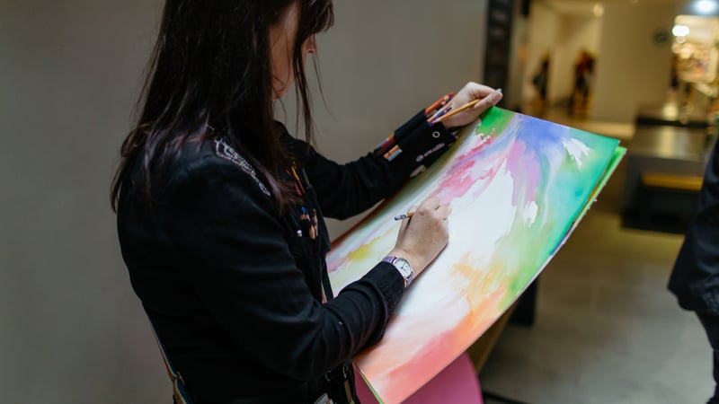 Sketching at the Ashmolean One World Festival