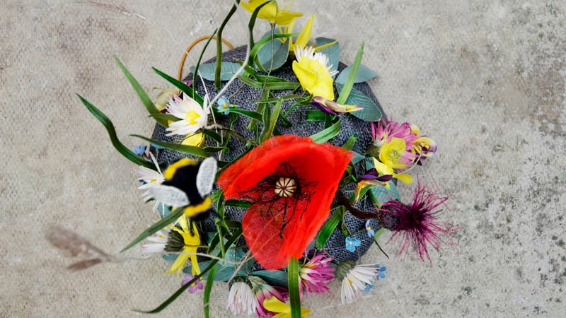 Meadow Hat by Anne Tomlin, millinery short courses