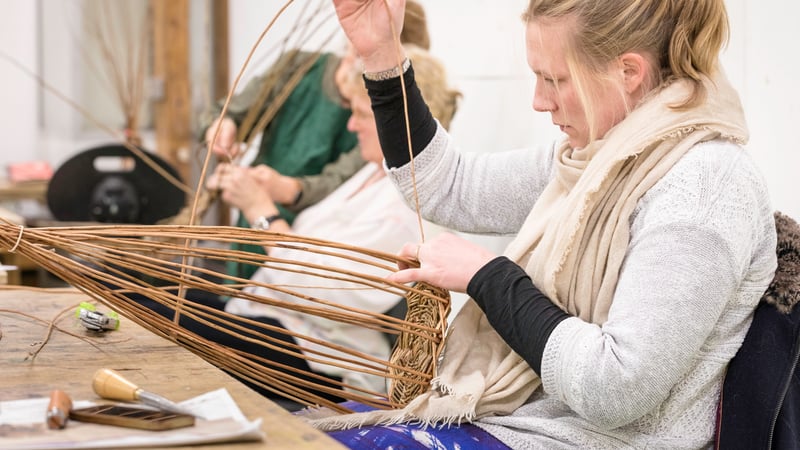 Willow basketmaking with Mary Butcher