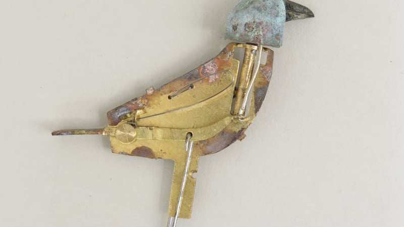 Bird beak & tail mechanism side after cleaning