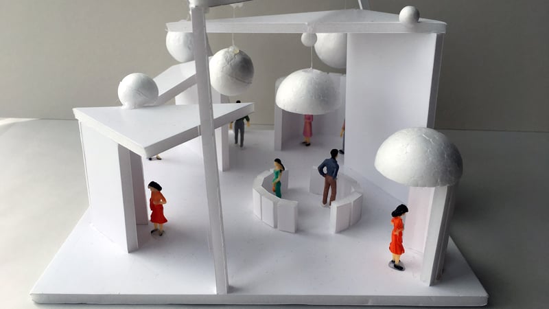 Concept work from Interior Design BA student