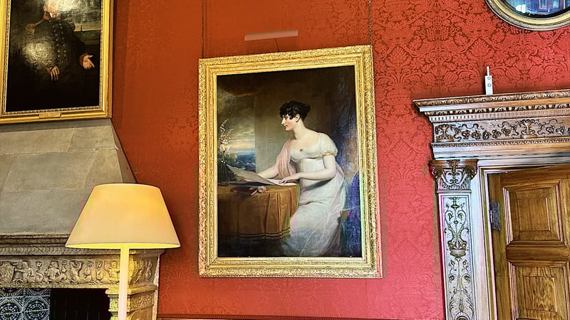 Caroline Peachey portrait at West Dean House