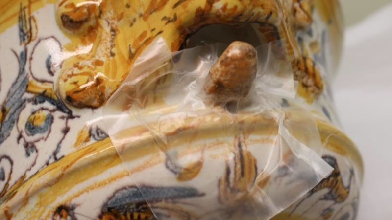 Figure 7: Laboratory sealing film for protection of the original surface