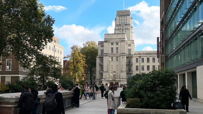 Senate House Art Deco Building in Bloomsbury