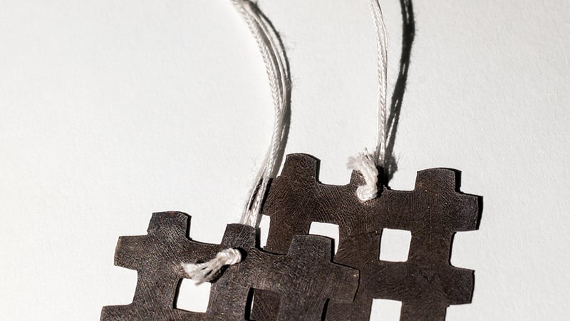 Alison Baxter Grid Earrings West Dean College 