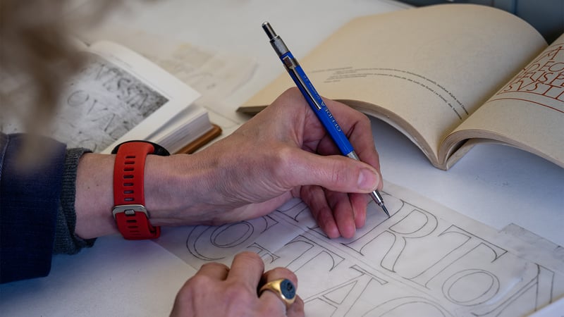 Foundation Diploma in Letter Carving at West Dean