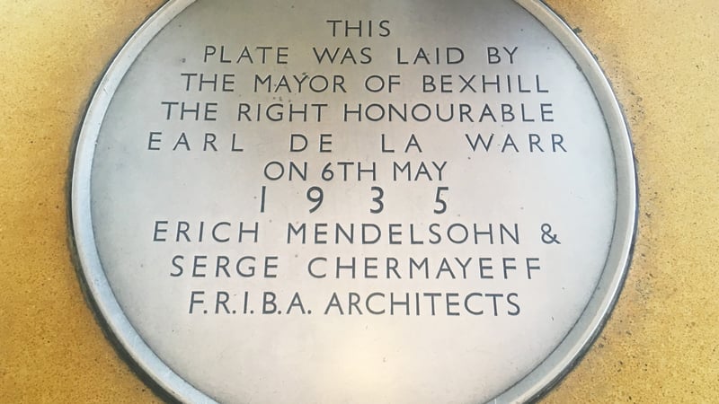 Commemorative Plaque from the founding of the Pavilion in 1935