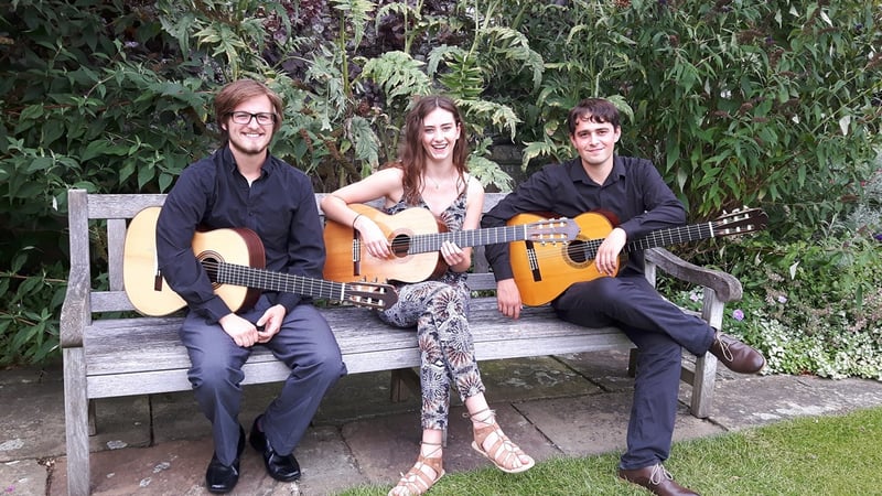 International Guitar Festival 2016 (L to R students, R Kianush Robeson, Zoe Barnett and Alex Roche)