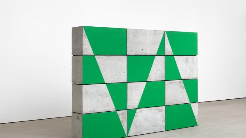 Eva Rothschild, Border, 2018, installation view. Photography by Robert Glowacki, copyright the artist, courtesy Stuart Shave/ Modern Art, London