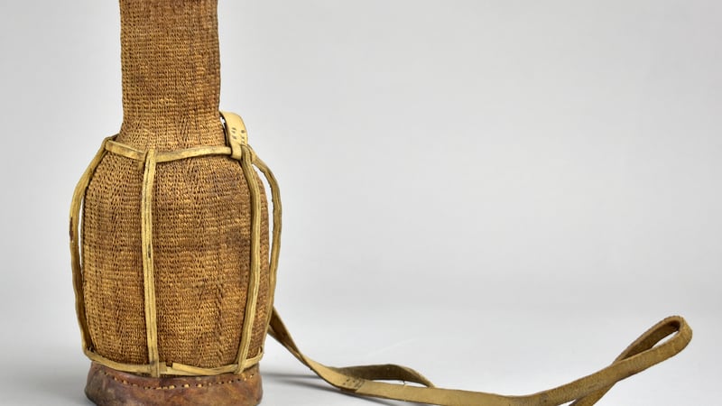 Water bottle from North East Africa. Late 19th century. From the West Dean College Collection