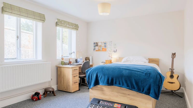 Church Lane student bedroom. Image credit Chris Ison