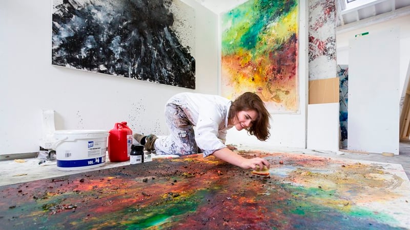 Askild Winkelmann, Postgraduate Diploma, Visual Art studios at West Dean College (cr ISON)