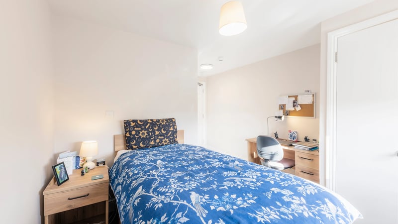 Church Lane student bedroom. Image credit Chris Ison