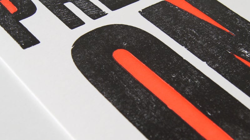 Tom Boulton, Letterpress - poster printing