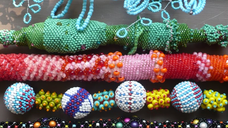 Marilyn Phipps Glass bead workshop