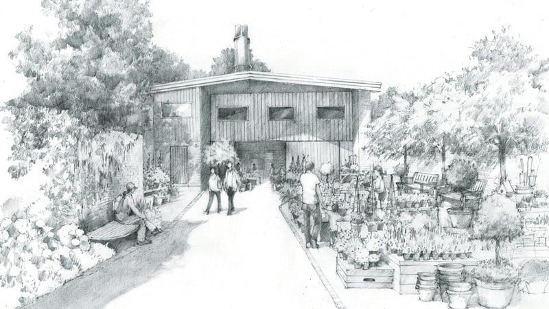 Gardens Gatehouse exterior render