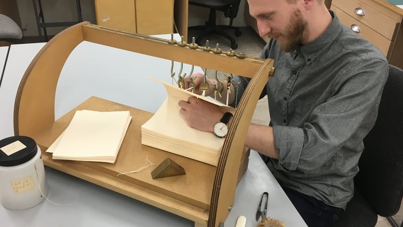 Garrett Sumner Books Conservation Student at West Dean College