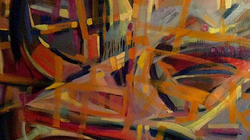 Catherine Somerville. Weaver World, 2021, Oil on canvas