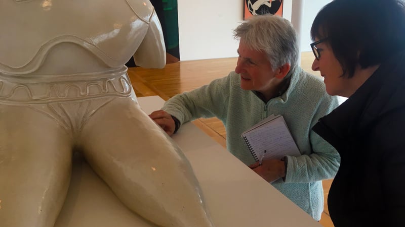 Pottery tutor Alison Sandeman discusses works she helped to realise