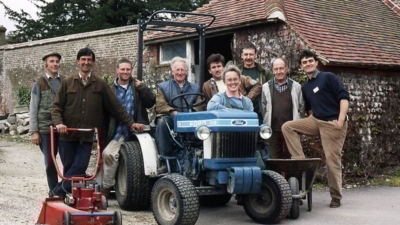 Jim, Sarah and the team circa 1990s 