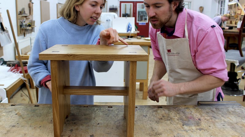 Daniel Pateman specialist teacher in furniture design and craft at West Dean College 