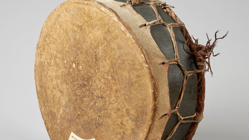 Osman Digna's war drum. c.1880s.