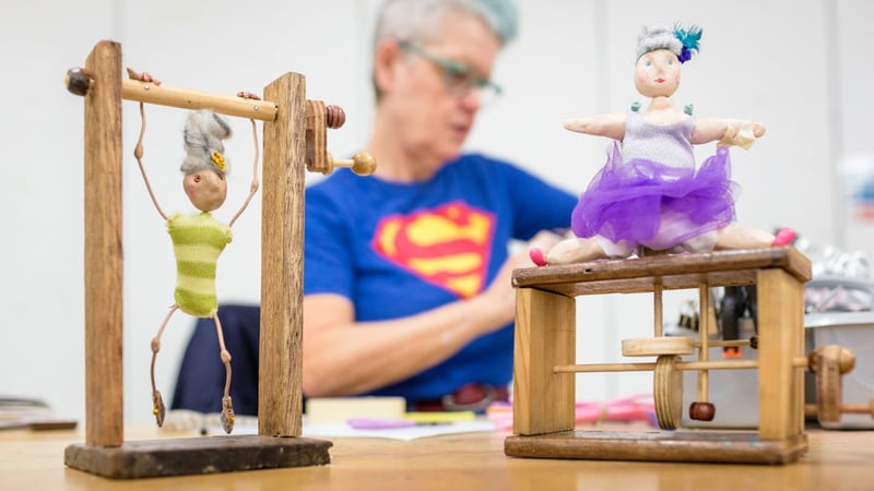 Automata made by Foundation Diploma in Art and Design student. Photo by Chris Ison