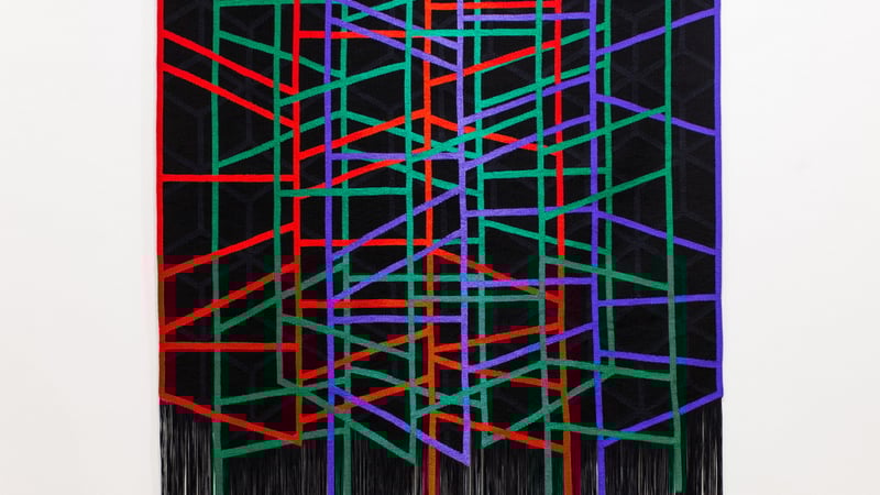 'The Fallow Field Tapestry' by Eva Rothschild 