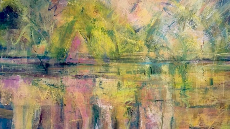 PINK HOUSE 2021 #58. Oil on canvas