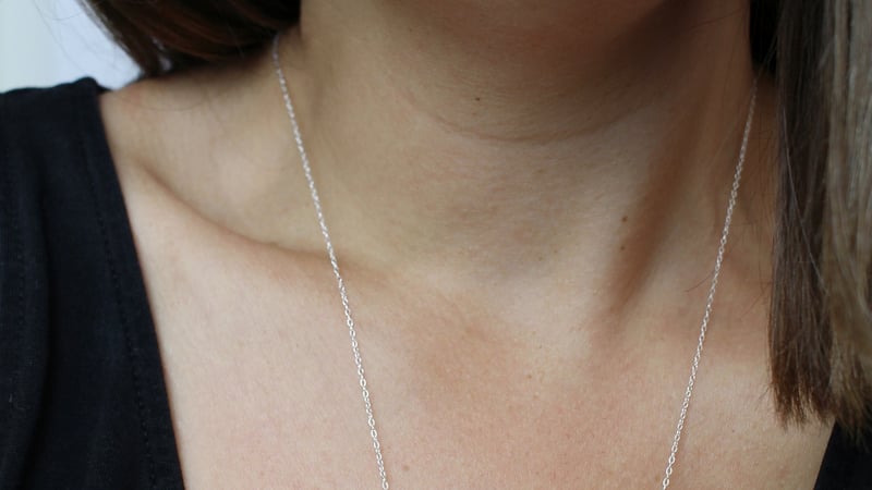 ECHO Necklace, celedon - Haidée Drew 