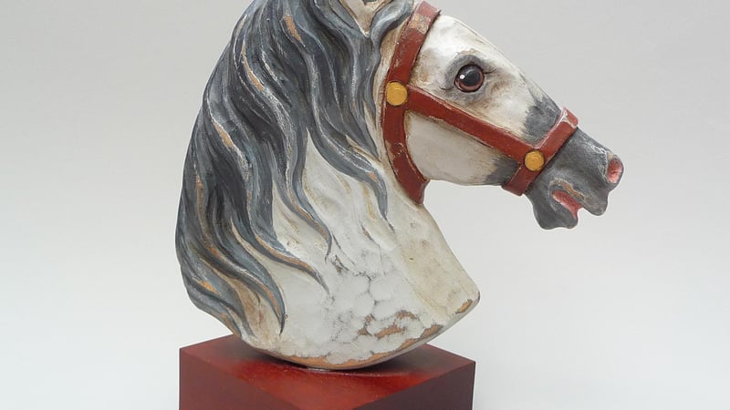 Peter Clothier: Carved horse