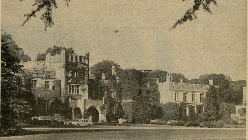 The exterior of West Dean College in 1971.