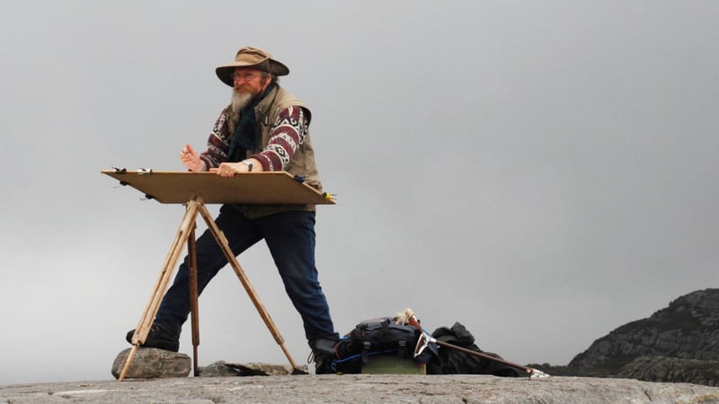 Drawing_the_downland_landscape_Robert_A_Newell_s