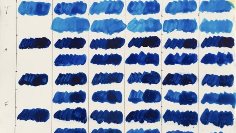 Figure 9: Benchtop test, glazing media