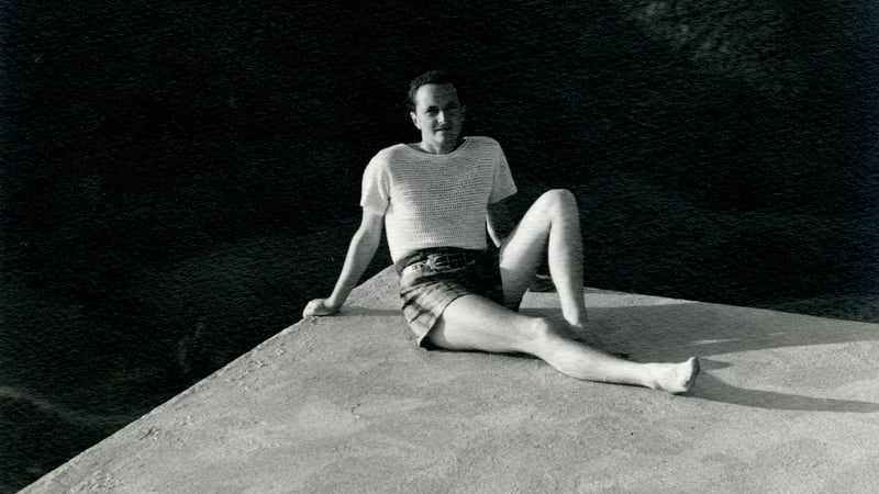 portrait of Edward James in Los Angeles, c.1940.  