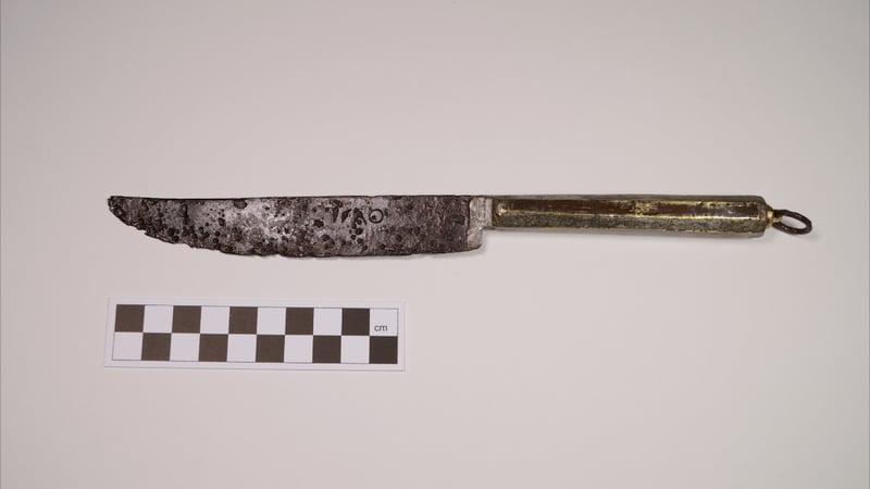 The knife after treatment