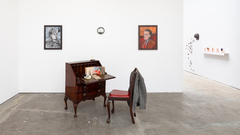 Maxine Taylor, 'Traces' installation at Copeland Gallery Summer Show 2024