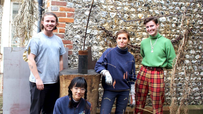 Stamobile created during workshop with students 