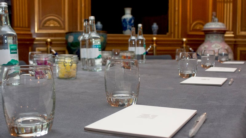 Conference table at West Dean College of Arts and Conservation