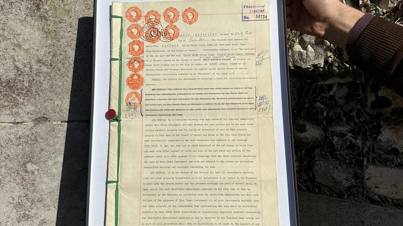 1964 the original trust instrument 