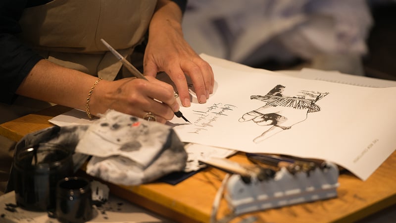 Rosalind Wyatt - Calligraphy 1