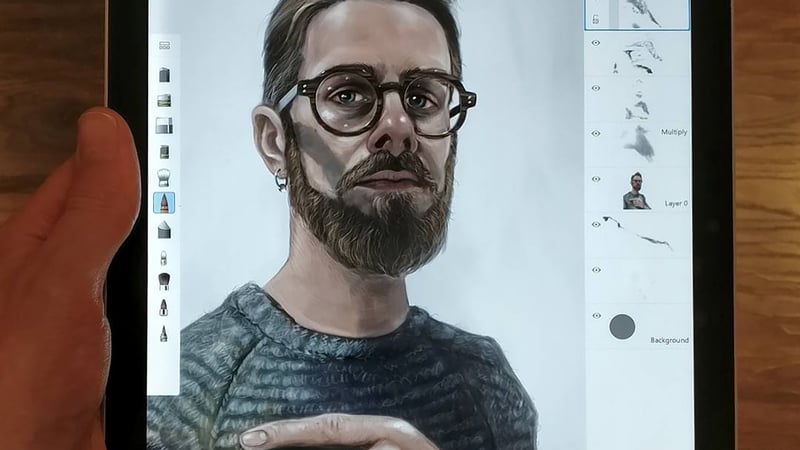 NEW: An introduction to painting on iPad with Roz Hall.